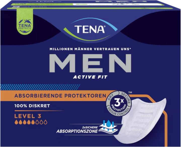 Produktbild Tena MEN Einlagen bei BlasenInkontinenz Level 3 (16x, Normal)