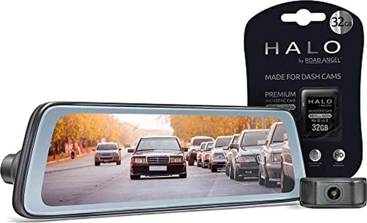 Produktbild Snooper ROAD ANGEL RA-Halo View Rckspiegel + Rckfahrkamera (Eingebaute Anzeige, Eingebautes Display, WLAN, Nachtsicht, GPS-Empfänger, Beschleunigungssensor, Eingebautes Mikrofon, QUHD)