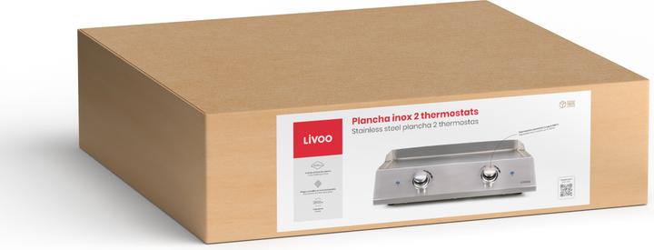 Productafbeelding Livoo Elektrische inox plancha