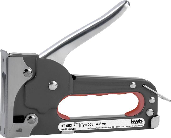 Actual product image kwb 053708 Hand tacker Staple type 53F Staple length 4 - 8 mm