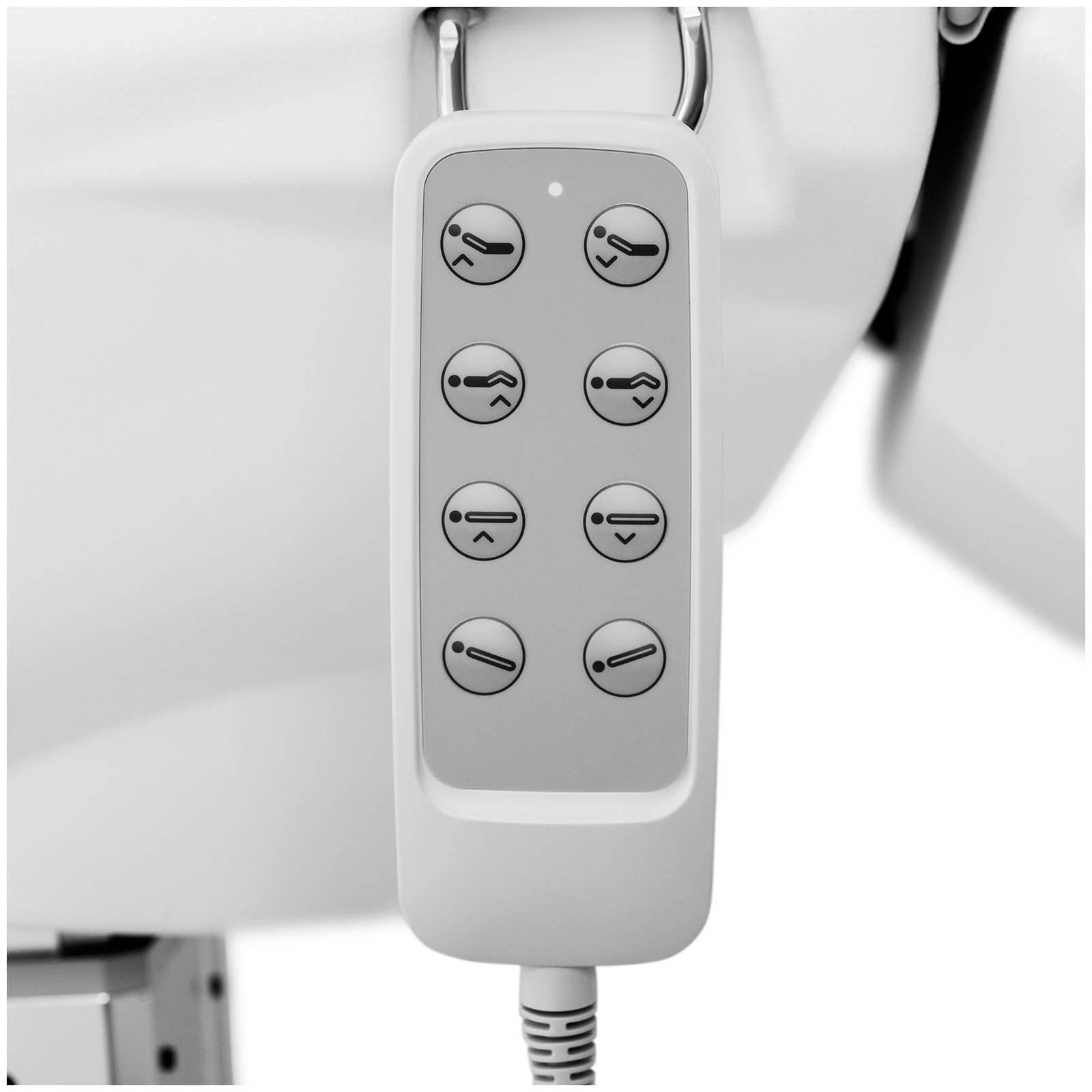 Thumbnail - Physa, Massageliege + Massagesessel, Kosmetikliege Behandlungsliege Kosmetikstuhl Tattooliege 67-87cm 150kg rosa/weiss