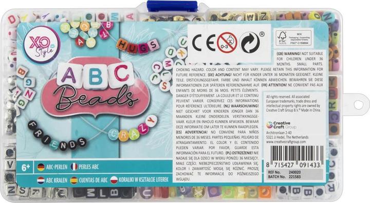 Immagine prodotto Grafix Perline di lettere in scatola, 15 disegni