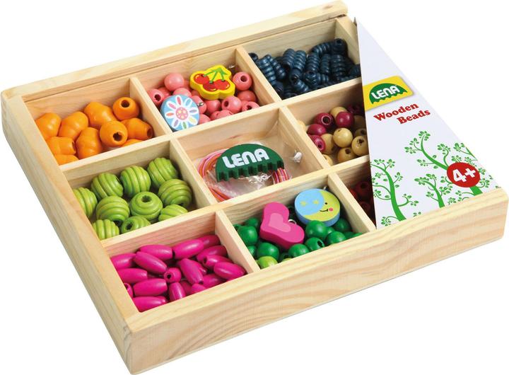 Lena Wooden beads in box