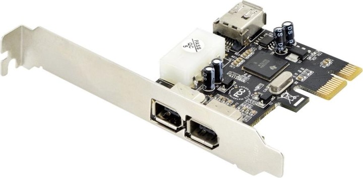 Actual product image Digitus PCIe Card Firewire 1394a 3+1 Port