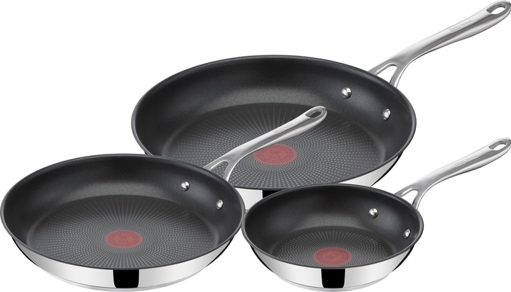 Tefal Jamie Oliver Cook's Direct on Set (28 cm, Pan set + pot set, Stainless steel)