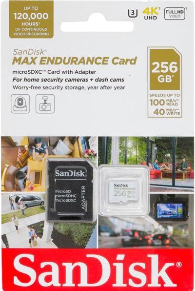 Immagine prodotto SANDISK resistenza massima (256 GB, microSDXC, U3, UHS-I)