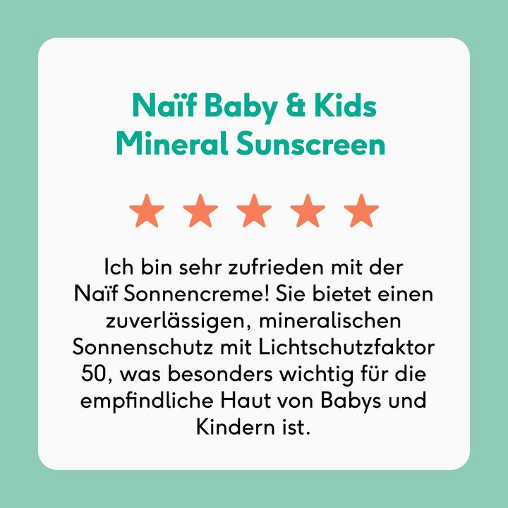 Actual product image Naïf Mineral Sunscreen (SPF 50, 100 ml)
