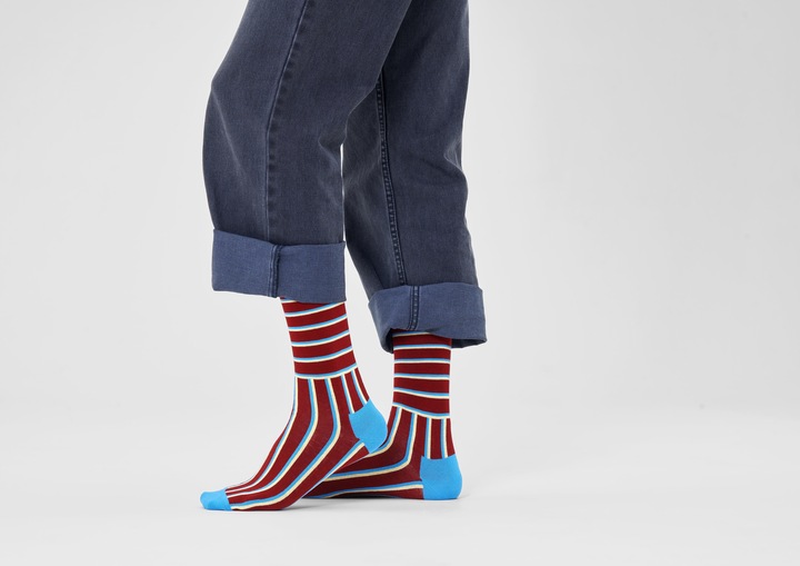Actual product image Happy Socks Blocked Stripe (Single pack, 41 - 46)