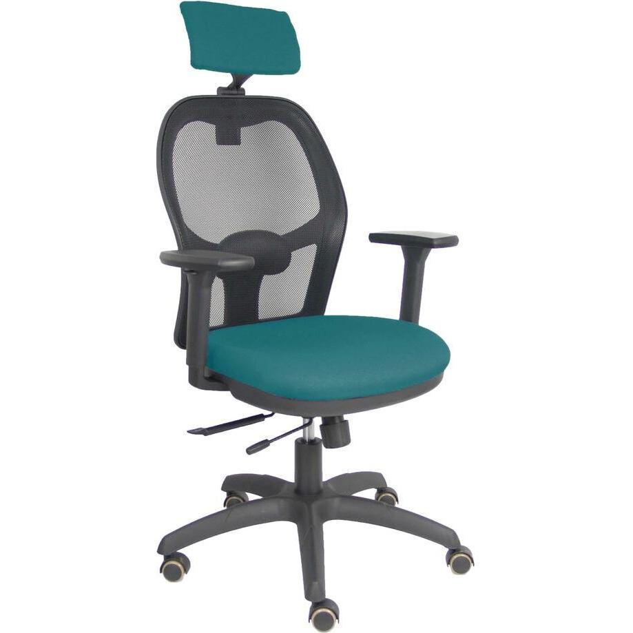 Piqueras y Crespo, Bürostuhl, Bürostuhl mit Kopfstütze P&C B3DRPCR Grün/Blau