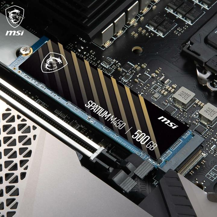 Actual product image MSI Spatium M450 (500 GB, M.2 2280)