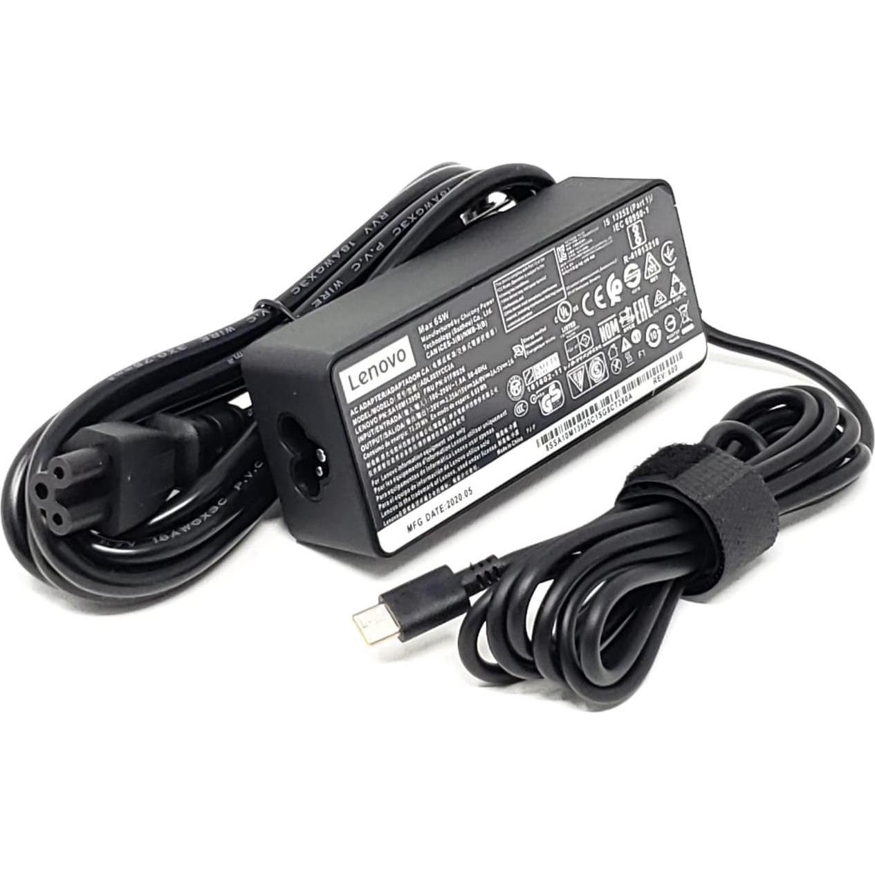 Lenovo AC-Adapter 65 Watt 2 Pin (65 W), Notebook Netzteil