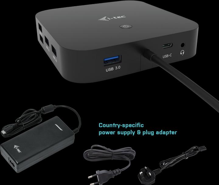 Produktbild i-tec C31HDMIDPDOCKPD100 (USB-C, 4 Ports)