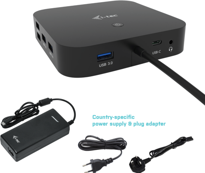 Actual product image i-tec C31HDMIDPDOCKPD100 (USB-C, 4 Ports)