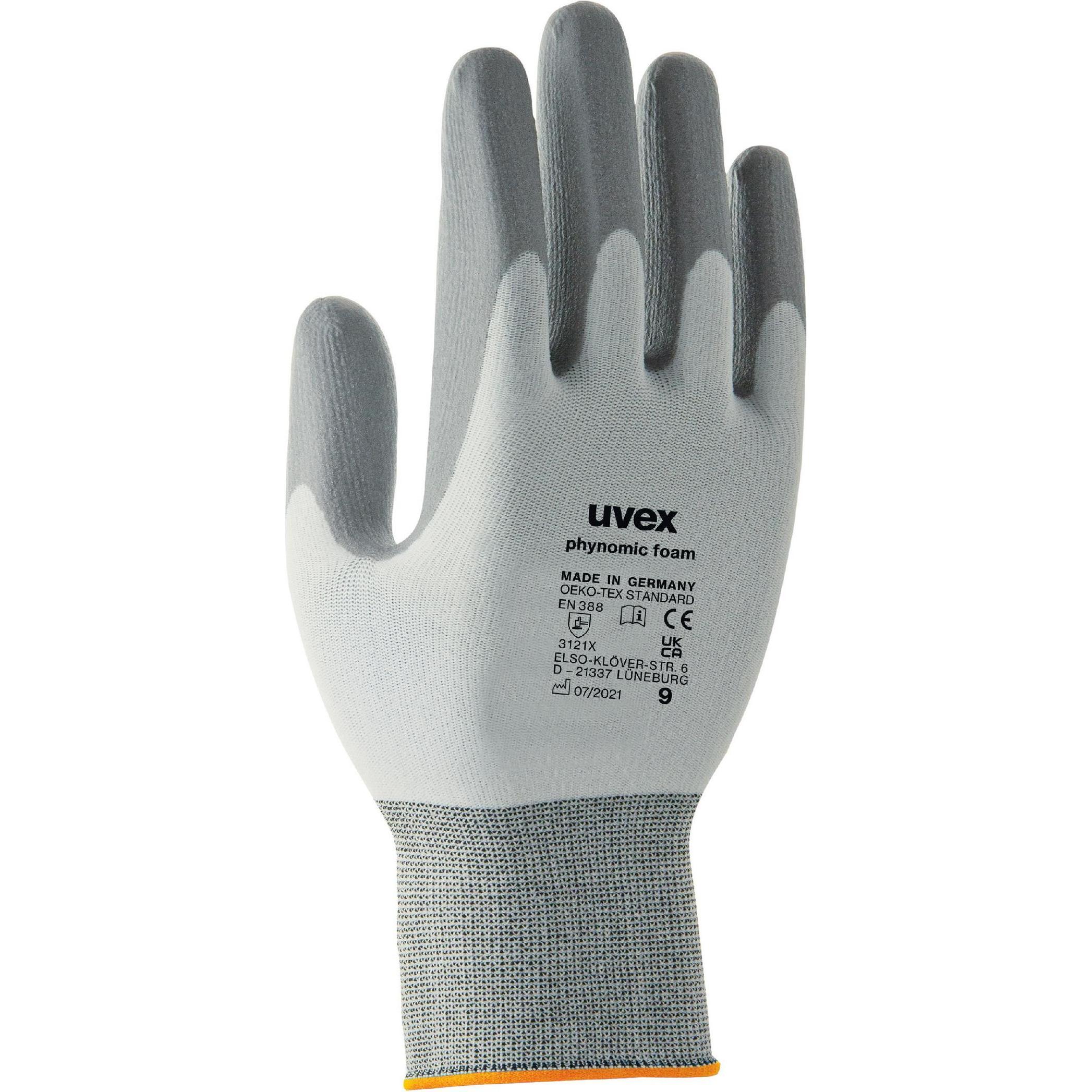 Uvex Safety, Schutzhandschuhe, Polyamid Arbeitshandschuh Grös (8)