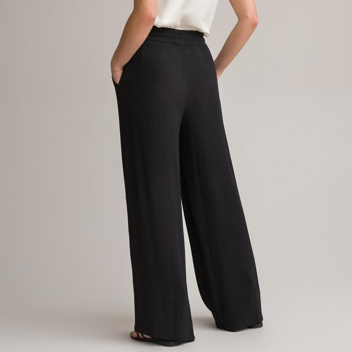 Image du produit Anne Weyburn Pantalon large en crépon (Bande de fréquences 38 (2600 MHz))