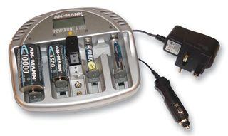 Actual product image Ansmann Powerline 5 LCD, charger with LCD display (1 pcs., AAA, C, AA, D, Chargers without battery)