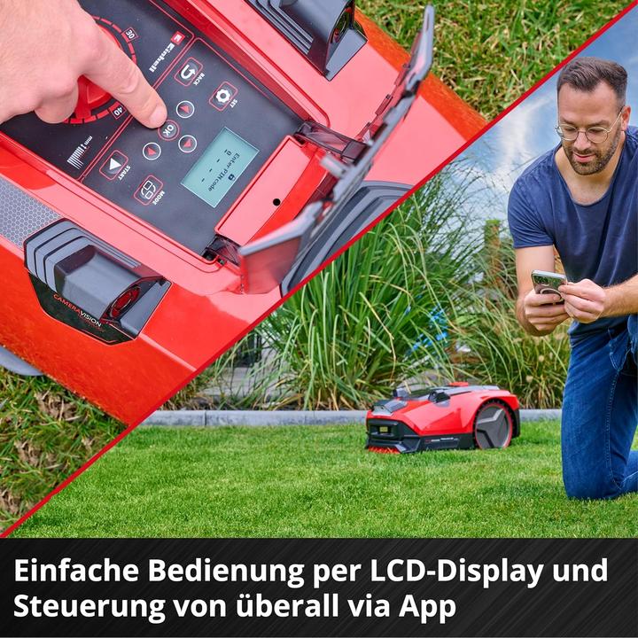 Produktbild Einhell Mähroboter FREELEXO CAM PLUS 600 (600 m², Ohne Begrenzungskabel)