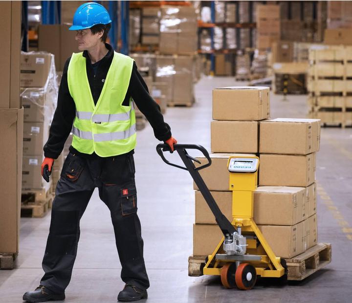 Actual product image TEM Pallet Jack Scale - 2,000 kg - LCD display