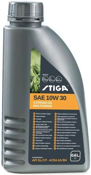 Stiga motorolie 0,6ltr SAE 10W/30