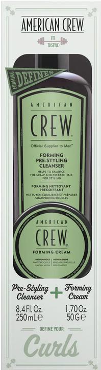 American Crew Forming Duo Set with Pre-Styling Cleanser 250ml (Hair cream, Hair gel, 250 ml)