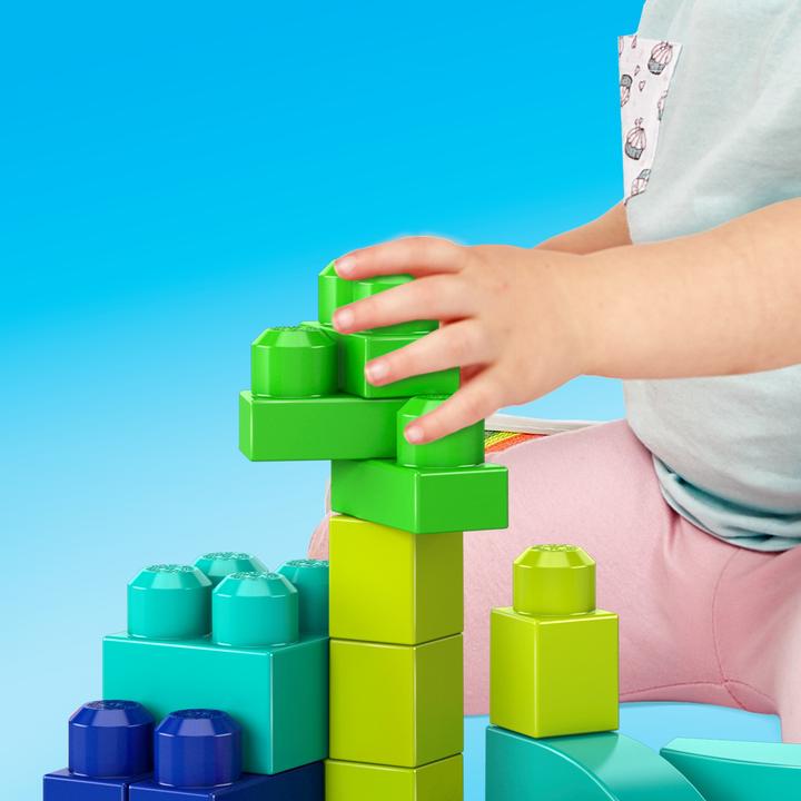 Actual product image Mattel MEGA Build n Play Bag Building Set