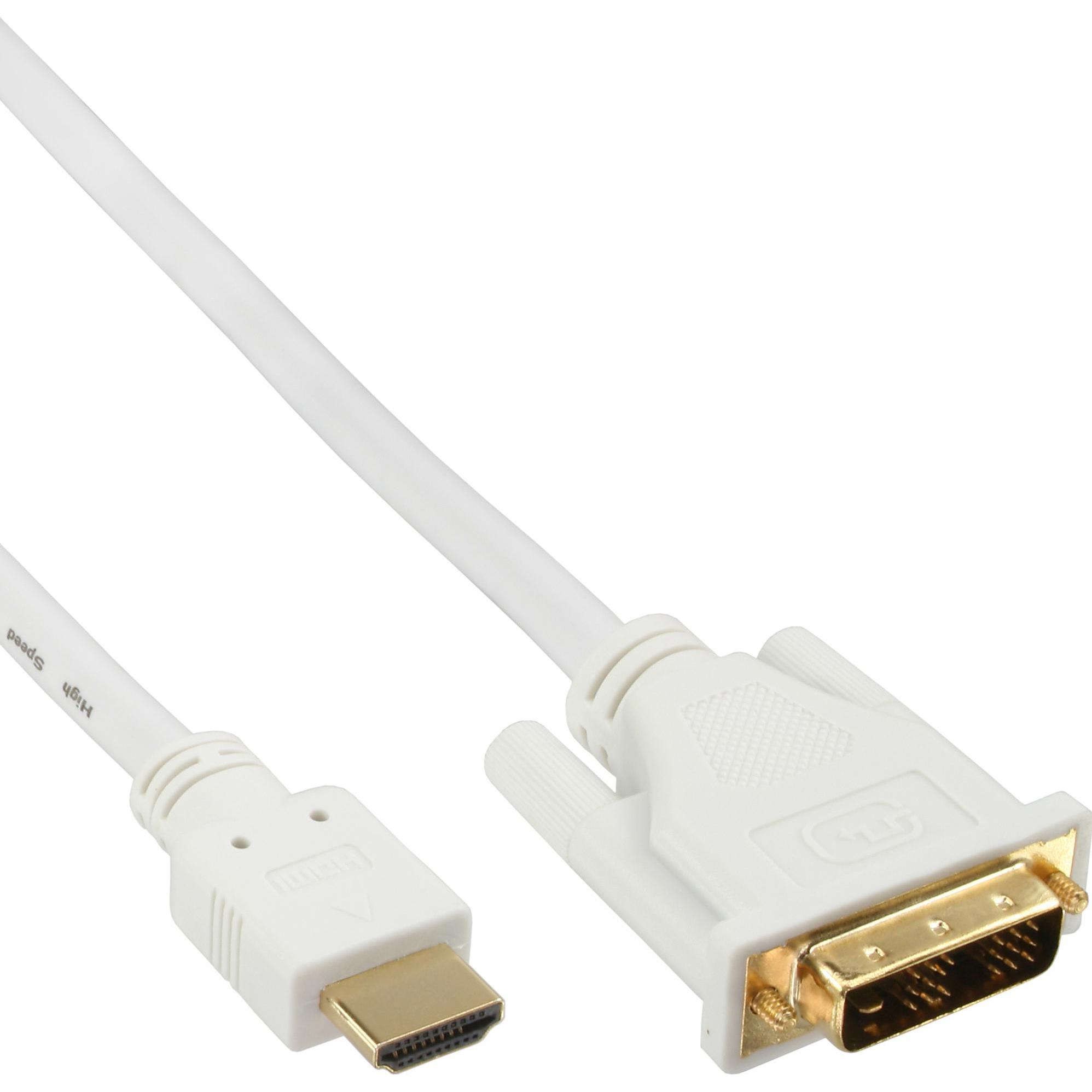 InLine HDMI (Typ A) — DVI (0.50 m, DVI, HDMI), Video Kabel
