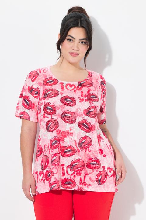 Produktbild Angel of Style T-Shirt, Komfort Fit, Kussmund-Print (60)