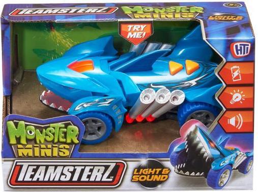 Teamsterz TZ Mighty Machine haaienauto met licht en geluid, 12,5 cm