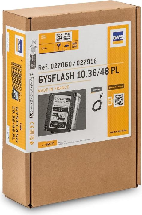 Image du produit GYS GYSFLASH 10.36/48 PL (48V, 10 A)