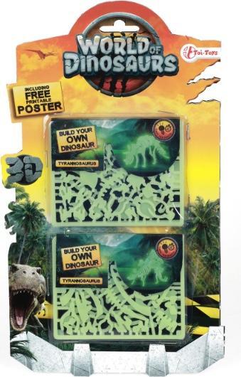 Immagine prodotto Toi-Toys World of Dinosaurs 3D Puzzle Dino Glow in the Dark