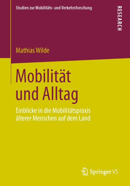 Produktbild Mobilität und Alltag (Deutsch, Mathias Wilde, 2013)