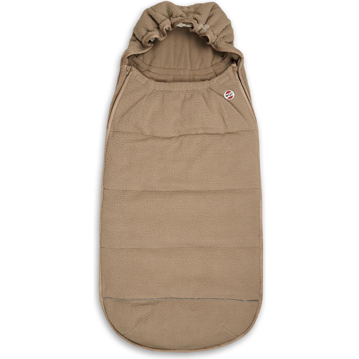 7AM Jaunums! Lodger Mini BunkerTeddy vissezonas guļammaiss autokrēsliņiem Beige BKM 630 (52511064)