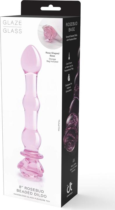 Immagine prodotto Dream Toys Glaze Glass - Dildo con perline Rosebuld