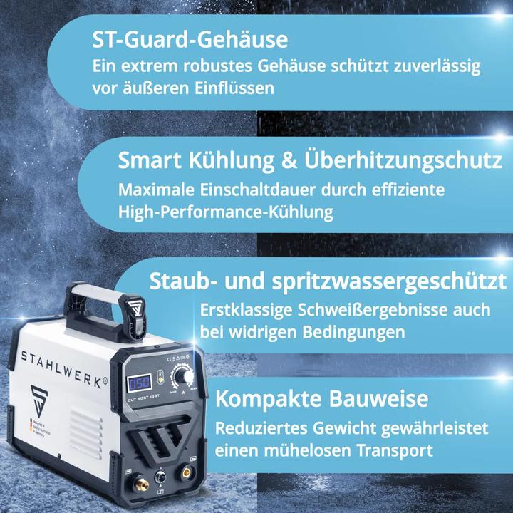 Actual product image Stahlwerk Plasma cutter CUT 50 ST IGBT with 50 amps, up to 14mm cutting capacity