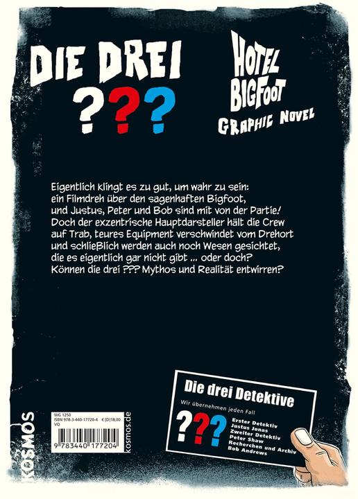 Produktbild Kosmos Die drei??? Hotel Bigfoot (Deutsch, Calle Claus, Christopher Tauber, 2023)