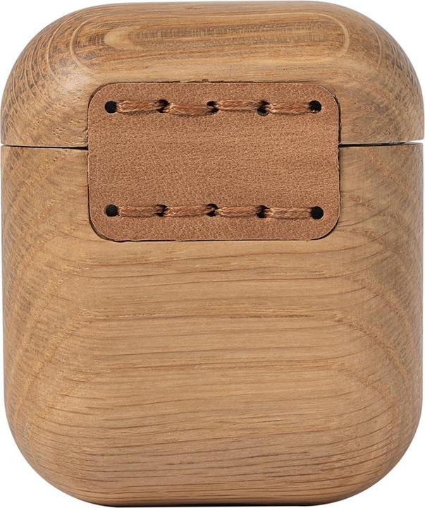 Image du produit Oakywood AirPods Case - Holzetui für AirPods-Kopfhörer - Eiche / AirPods 1/2 - (Couvercle de l'étui de chargement)