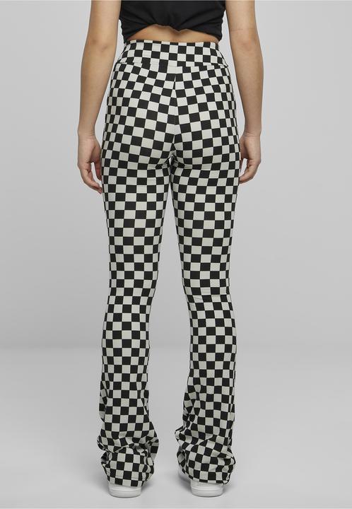 Produktbild Urban Classics Ladies Checked Boot Cut Leggings (S)