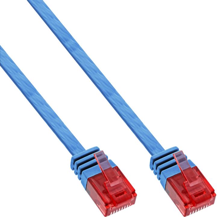 Produktbild InLine 3m Patchkabel flach, U/UTP, Cat.6 (U/UTP, CAT6, 3 m)