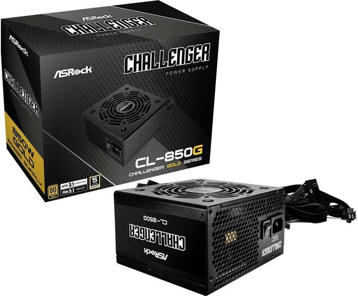 Productafbeelding AsRock Challenger CL-850G 850W 80+ Gold PSU (850 W)
