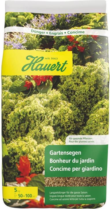Hauert Engrais complet Bénédiction du jardin (5 kg)