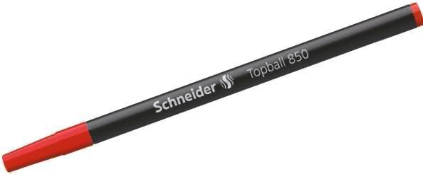 Actual product image Schneider Ersatzmine TOPBALL 850 (Marker Refill Ink, Red, 0.50 mm)