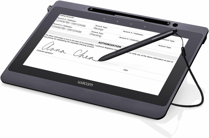 Actual product image Wacom DTU1141B, 25.6 cm (10.1"), Black, 283 mm, 15.7 mm, 210 mm (10.10", 2540 lpi)