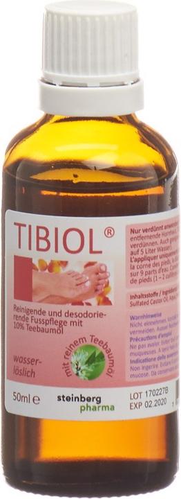 Actual product image Tibiol wasserlöslich (Foot bath, 50 ml)