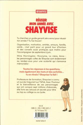Valori nutrizionali e ingredienti Réussir mon année avec Shayvise (Francese, Shayvise, 2024)