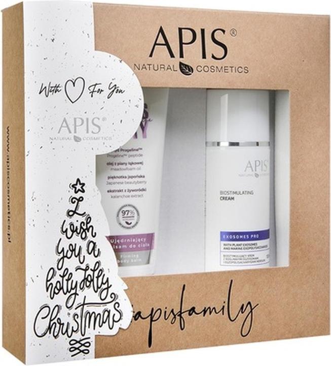Actual product image Apis Apisset Ageless Beauty Holiday Set - Firming Body Balm With Progelin 200ml And Biostimulating Cream (Body care set)