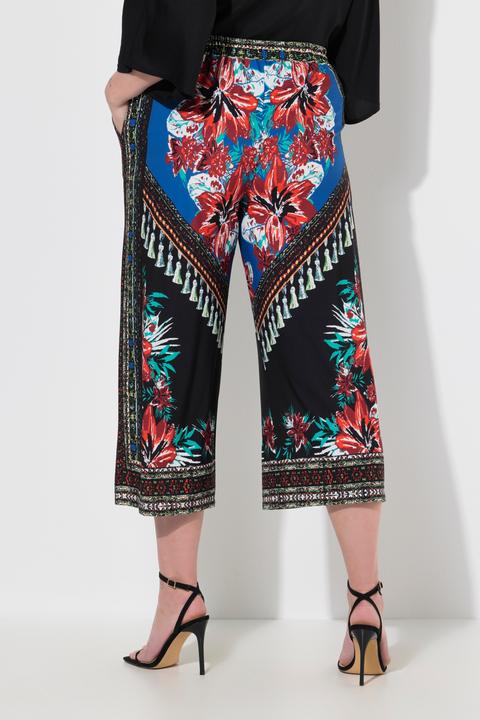 Produktbild Miamoda Culotte, weit und gerade, Blumenmuster (52)