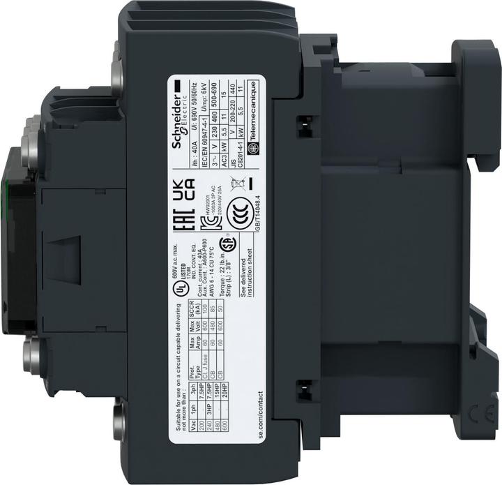 Produktbild Schneider Electric CONT 25A 230V50/60HzLugtm