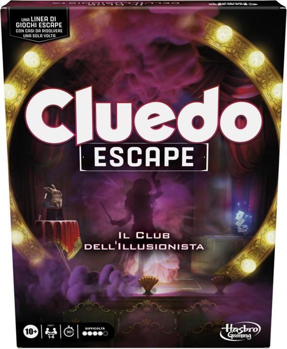 Hasbro Gaming Cluedo Escape - Der Club der Magier (Italienisch)