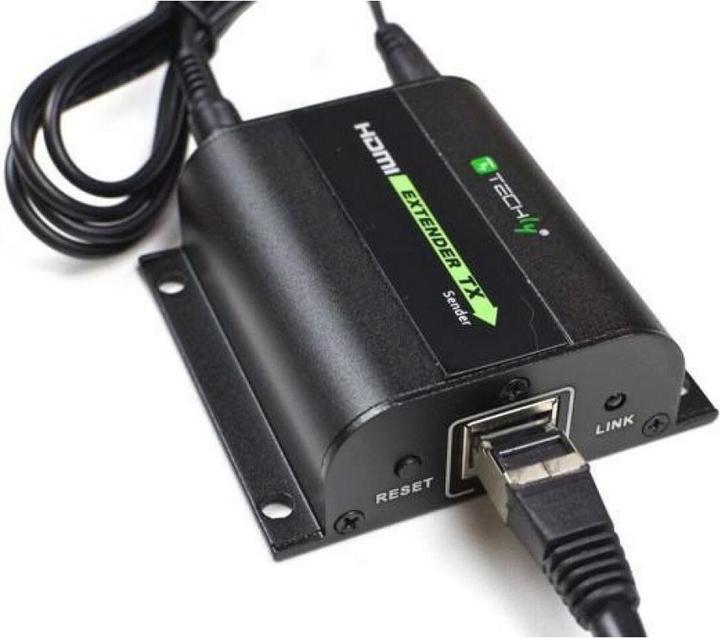 Image du produit Techly Extender HDMI via câble Cat RJ45 (0.07 m)