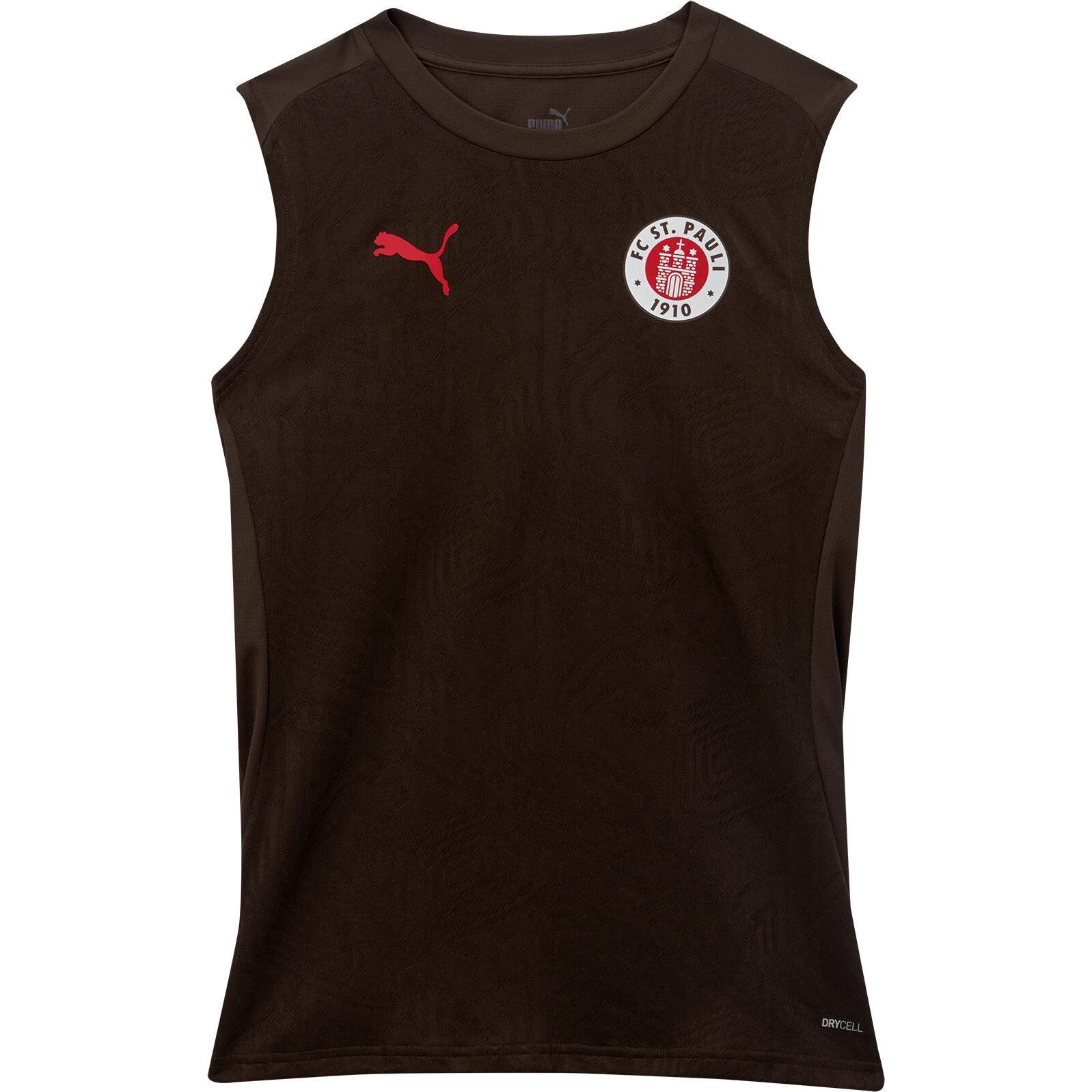 Thumbnail - Puma, Herren, Sportshirt, FCSP Training SL Jersey (XL), Braun, XL
